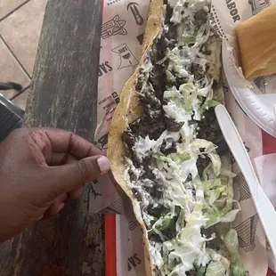 Machete (Half Asada Half Ground Beef)