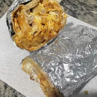 Chorizo Breakfast Burrito