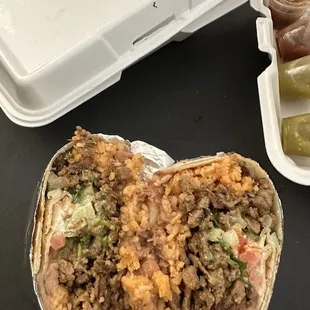 Asada burrito