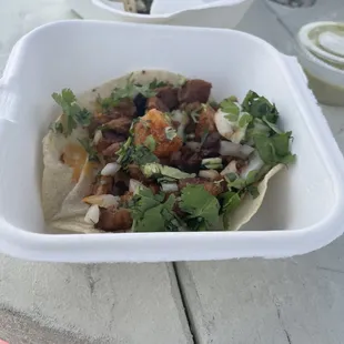 Yummy Pork and Pineapple Taco