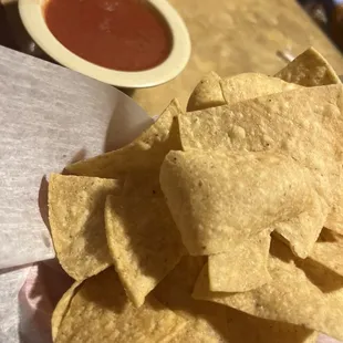 Complimentary chips &amp; salsa