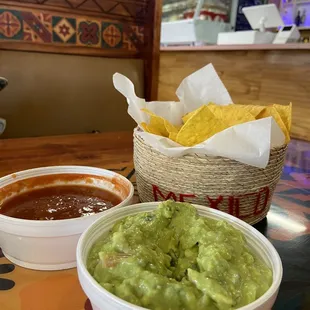 Chips with salsa and guac, $2.75- guac extra $$ | Taco Loco | Plant City FL | 2-27-2021