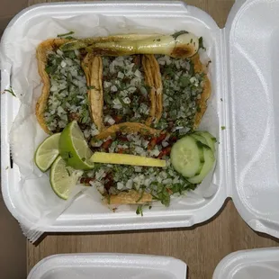 Suadero and Al Pastor Tacos