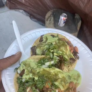 Tacos de cabeza are FIRE!!!!