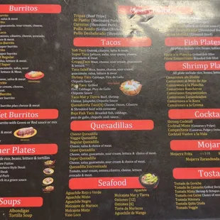 1/18/2025:  Menu #2.