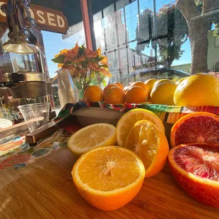 Fresh squeezed juices
