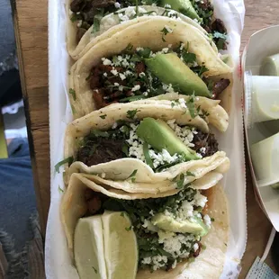 Barbacoa, Fajita, Trompo &amp; Pastor Tacos