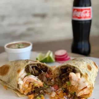 Surf and Turf Burrito