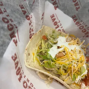 Chicken tacos