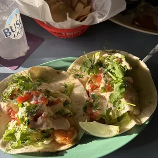 Shrimp tacos