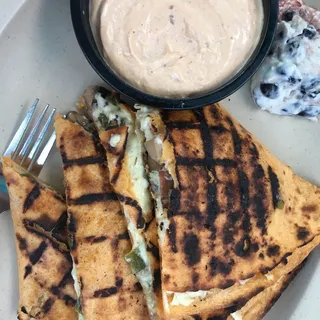 Portobello Quesadilla