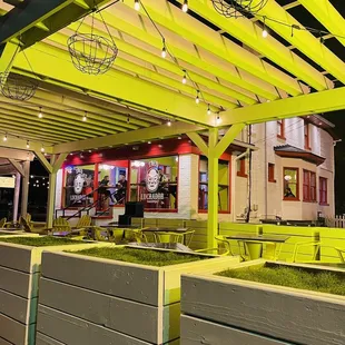 Outside patio