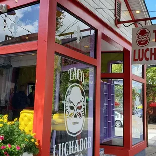 the front of a mexican restaurant
