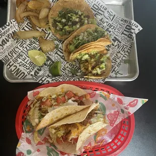 Street tacos and supreme tacos