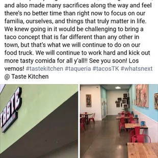 TASTE KITCHEN IS CLOSED