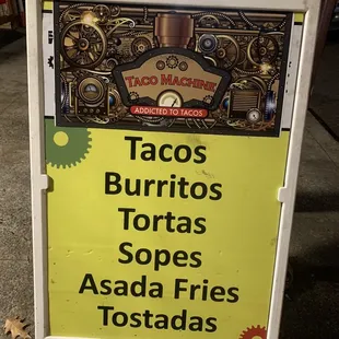 TACOS , Burritos , TORTAS ,   BIRRIA