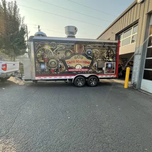 New food trailer TACO MACHINE ready