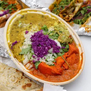 Chicken tikka masala bowl