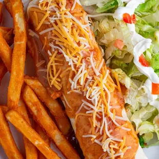 a plate of food