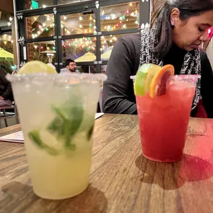 Jose Jalapeño and Bloody Orange Margaritas