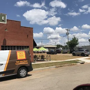 Street front looking toward patio area