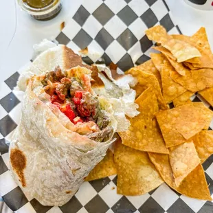 Hot Cheetos Burrito