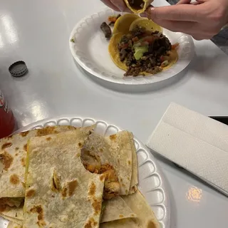 Pollo Asado Quesadilla