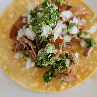 Carnitas taco