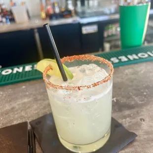 THIS is the best skinny marg in the area. Friendly service and plenty of room at the bar.