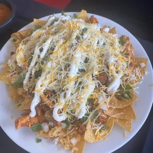 Cousin got the nacho meal she's in lovee