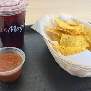 Chips &amp; Salsa* Hibiscus Tea