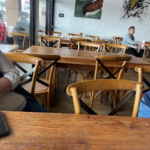 Good food but everything looks dirty