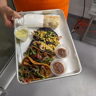 Al Pastor Taco, Chicken Taco