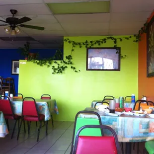 Every color possible on the walls! :-)