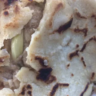 Here is another pupusas with hair in it. Yuckkkkk