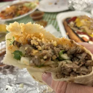 Carve Asada Burrito