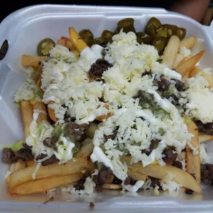 Carne asada fries! Something different from other places