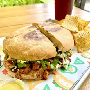 CHICKEN AL PASTOR TORTA