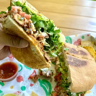 CHICKEN AL PASTOR TORTA