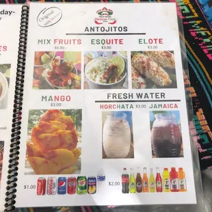 Menu page 4