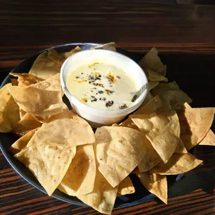 $4.99  Chips and Choriqueso