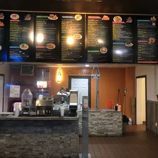 Huge menu with so many options!