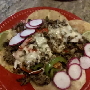 Carne asada alambres