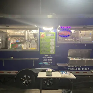 Outside of the Food Truck