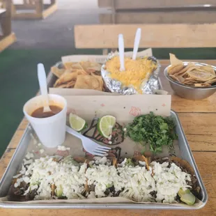 Tacos de Bistec &amp; papa asada