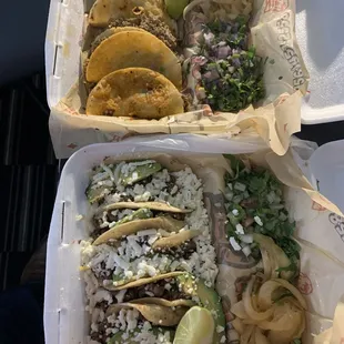 Tacos Matamoros and Tacos de Birria