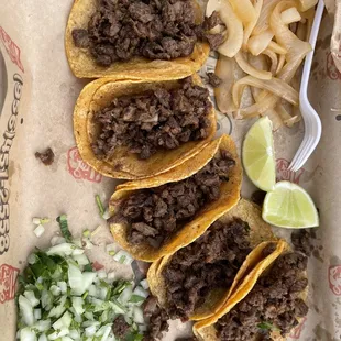 Tacos Sencillos: Bistec Price: $8.75