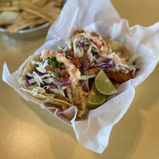 Fish Tacos were