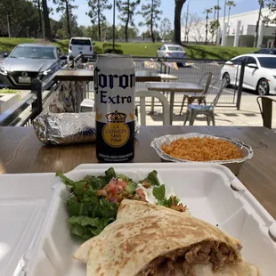 Quesadilla Combo &amp; Corona