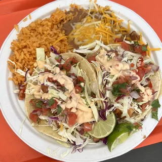 2 Fish Taco Combo